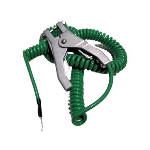 CMC Alptec SC-01 ATEX CE Approved Aluminium Grounding Clamp with 4m Green Spiral Cable