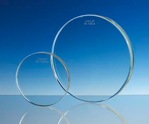 Lumiglas Circular Sight Glass Disc, Borosilicate to DIN7080 50x10mm MAXOS®