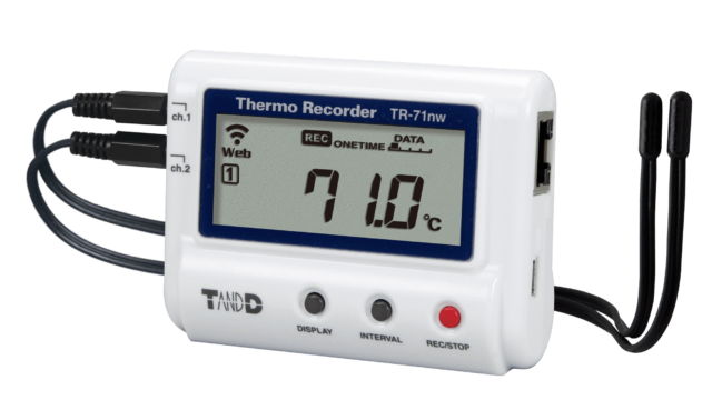 TR-71nw 2 Channels Wired LAN Temperature Data Logger