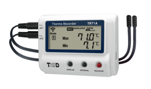 TR71A 2 Channels Wireless Bluetooth Temperature Data Logger