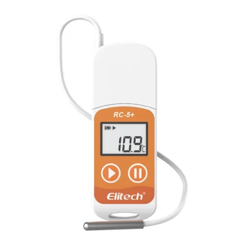 Elitech RC-5+ TE ( RC-5 Plus TE) Reusable USB Temperature Data Logger with External Probe