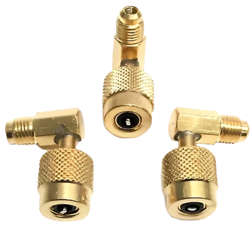 Mid-West 90° Swivel Quick Connect Backflow Adapters for Male Test Cocks, Set of 3