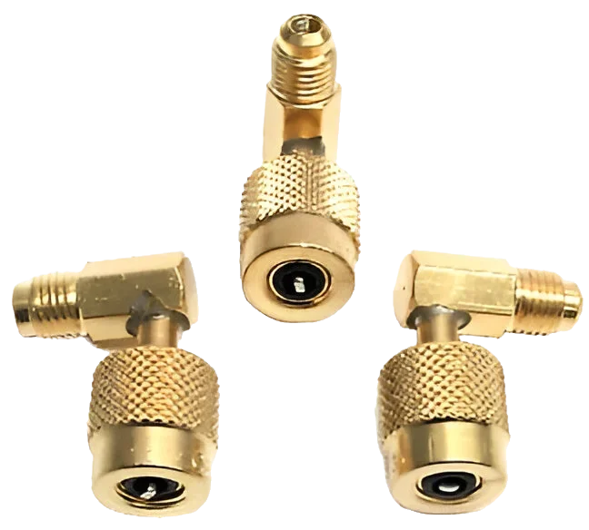 Mid West 90° Swivel Quick Connect Backflow Adapters For Male Test Cocks, Set Of 3