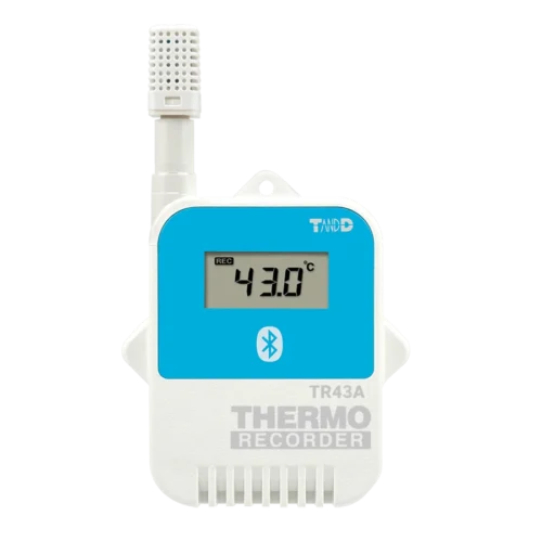 T&D TR43A Bluetooth Temperature and Humidity Logger, 2 Channels, External Sensor