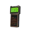 Portable handheld ultrasonic flow meter with transducers and cable