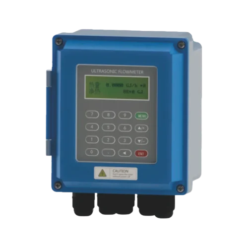 CMC Fixed Wall Mount Ultrasonic Flow Meter with Transducers and Cable