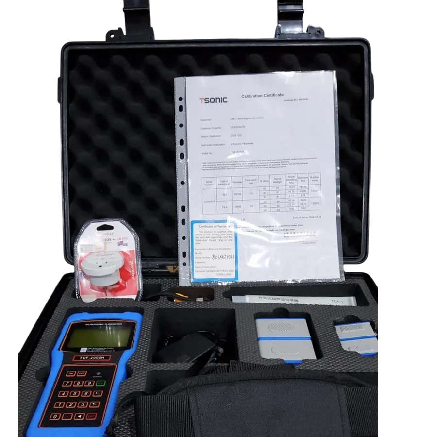 Tuf 2000h Ultrasonic Portable Flow Meter By Cmc