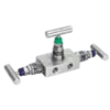 Mid West Model Stainless Steel 3 Valves Mini DP Manifolds Image by CMC