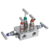Mid West Model Stainless Steel 5 Valves DP Manifolds Image by CMC