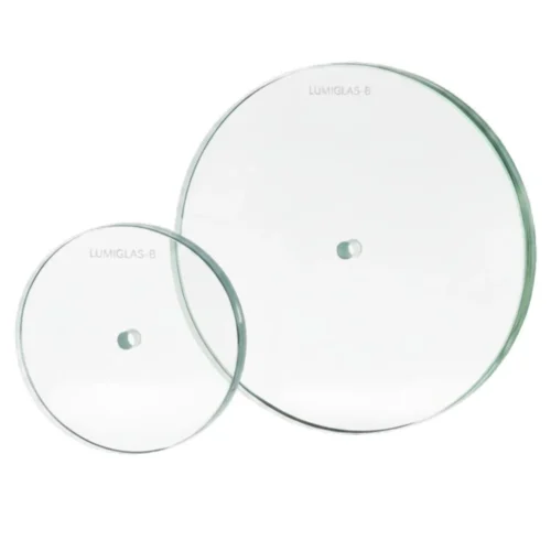 F.H Papenmeier Soda Lime Sight Glass Lumiglas Disc Plate with Central Wiper Hole Image by CMC